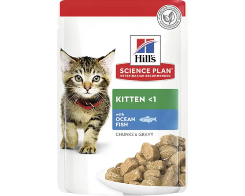 Hrană umedă pentru pisici Hill's SP Feline Kitten Ocean Fish 85 g Hill''s Science Plan Hrană pentru pisoi sub un an cu pește oceanic