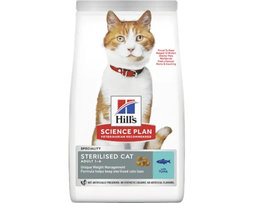 Hrană uscată pentru pisici Hill's SP Feline Adult Sterilised cu ton 3 kg