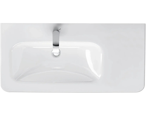 Lavoar ceramic cu baterie, vedere de sus