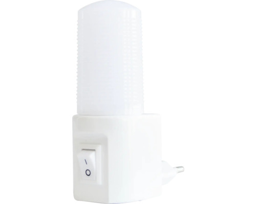 Lumină de veghe albă cu întrerupător