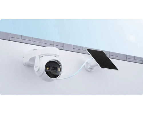 Cameră de supraveghere IMOU 3MP, conexiune WiFi, protecție la umiditate IP66, incl. panou solar 3W Cameră de supraveghere cu panou solar pentru alimentare