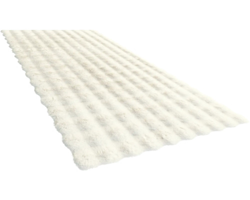 Covor moale cu fibre lungi și model cu nervuri