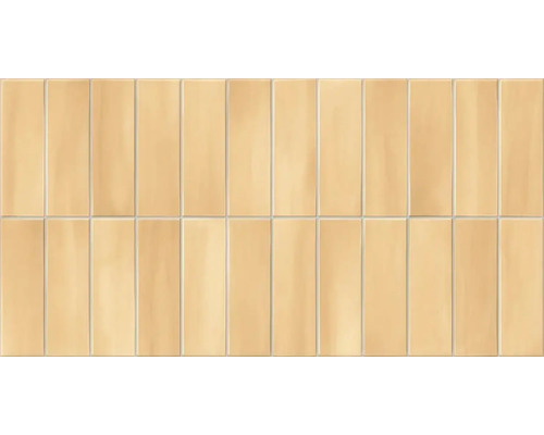 Faianță decorativă Allure Honey 32x62,5 cm Model de gresie cu plăci ceramice dreptunghiulare