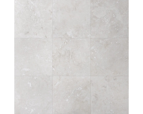 Nouă plăci pătrate din piatră naturală așezate