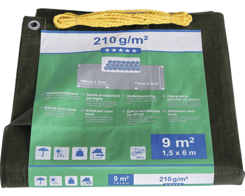 Folie de acoperire pentru lemn nouă metri pătrați cu sfoară
