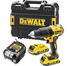 Set șurubelniță cu acumulator DeWalt cu cutie de transport, încărcător și doi acumulatori