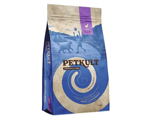 Hrană uscată pentru câini Petkult Probiotics Adult Talie Mare cu rață 8 kg