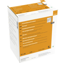 Șuruburi cu dimensiunea de 3,9 x 40 milimetri într-un pachet de 1000 de bucăți