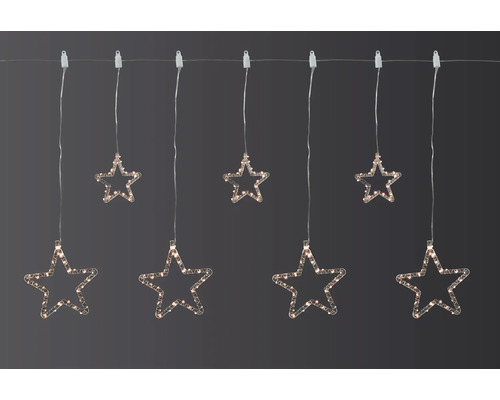 Ghirlandă luminoasă cu stele pentru interior