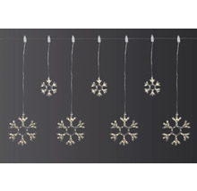 Șir de lumini LED cu motive de fulgi de zăpadă