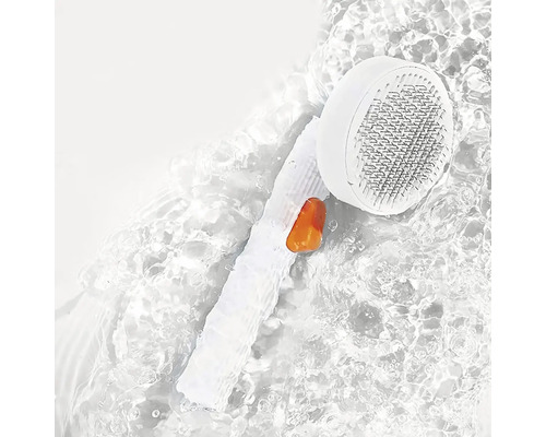 Perie pentru păr de animale cu funcție de curățare sub apă