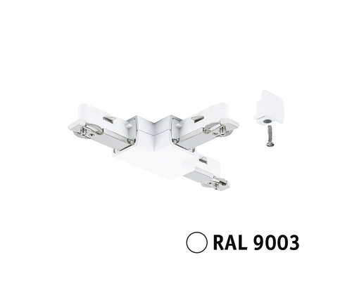 Conector T pentru spoturi trifazate cu șurub