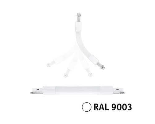 Șină LED flexibilă cu marcaj RAL 9003