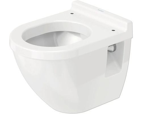 Vas WC suspendat DURAVIT Starck 3 Compact, evacuare orizontală, alb