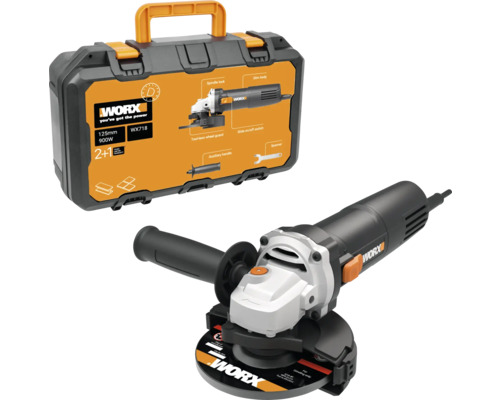 Polizor unghiular Worx WX718 Ø125mm 900W | HORNBACH