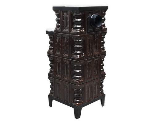 Șemineu cu căptușeală ceramică și racordare la coșul de fum