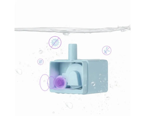 Pompă de apă cu simboluri de protecție împotriva virușilor