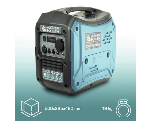 Generator curent pe benzină Könner & Söhnen KS2000iS | HORNBACH