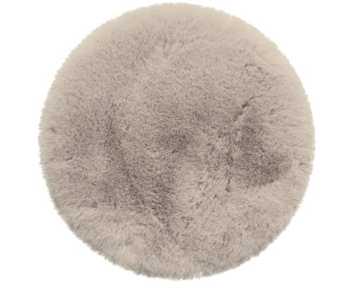 Covor rotund cu fibre lungi