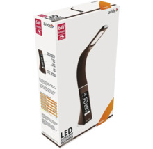 Lampă de birou cu LED integrat Business 6W 350 lumeni, maro, cu calendar