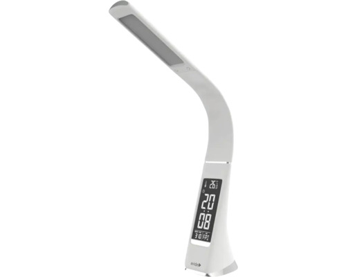 Lampă de birou cu afișaj LCD pentru oră, dată și temperatură