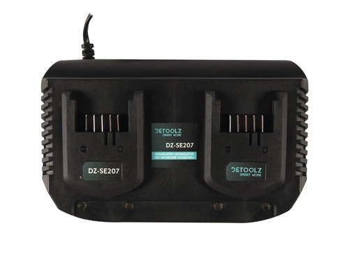 Încărcător de baterii Detoolz DZ-SE207 pentru două baterii