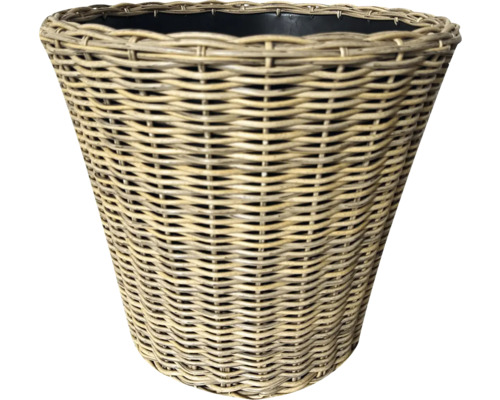 Jardinière împletită din ratan