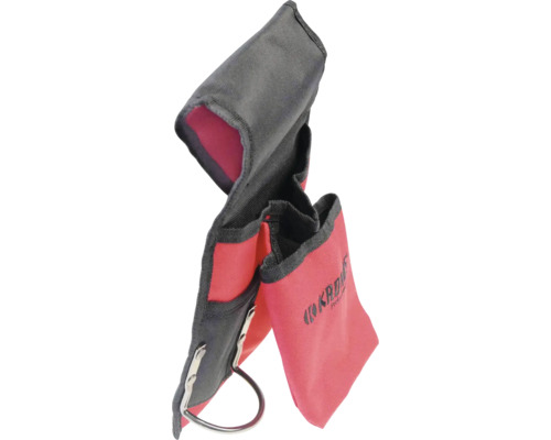 Suport pentru scule din material textil cu inel metalic