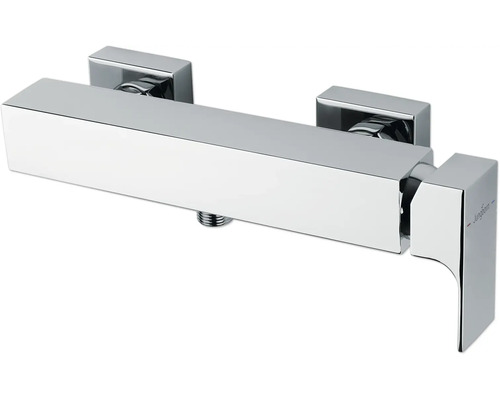 Baterie de duș aparentă cu design unghiular