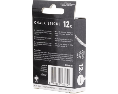 Pachet cu douăsprezece crete albe, nu este potrivit pentru copiii sub trei ani