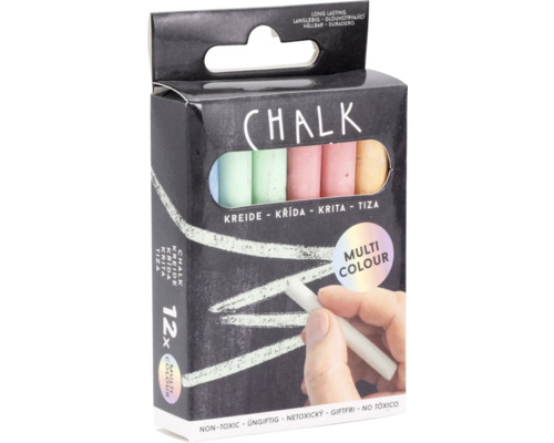 Pachet de cretă de trotuar cu douăsprezece bucăți