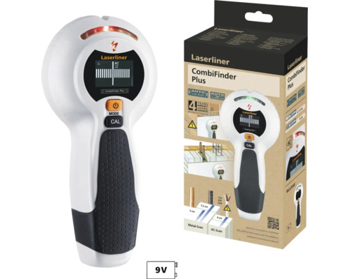 Aparat pentru localizare conductori de tensiune din zidărie Laserliner Combifinder Plus Detector Laserliner CombiFinder Plus cu ambalaj