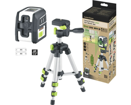Nivelă cu laser Laserline Smartcross GX, desktop 40m | HORNBACH Nivelă cu laser Laserline Smartcross GX, desktop 40m | HORNBACH
