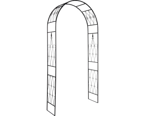Arc trandafiri Lafiora Haworth 116x38x240 cm negru