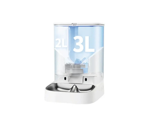 Distribuitor de apă pentru animale cu o capacitate de trei litri