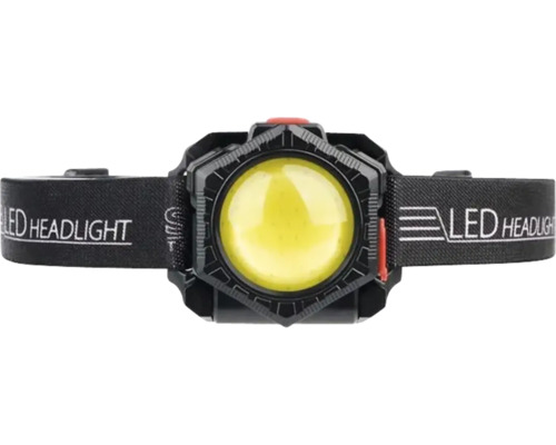 Lanternă frontală LED de cap Entac max.50m, cu acumulator 500mAh, cu borsetă