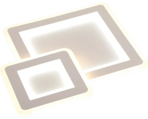 Plafonieră cu LED integrat Bellevue Square 70W 8200 lumeni, lumină albă 3000-6000K, incl. telecomandă, alb Plafonieră LED pătrată