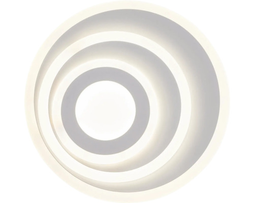 Plafonieră cu LED integrat Bellevue Round 72W 8600 lumeni, lumină albă 3000-6000K, incl. telecomandă, alb