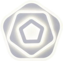 Plafonieră LED pentagonală