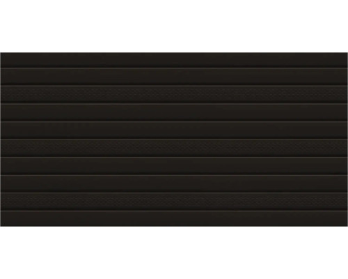 Prim-plan cu o suprafață de ușă de garaj întunecată, cu linii orizontale și un model