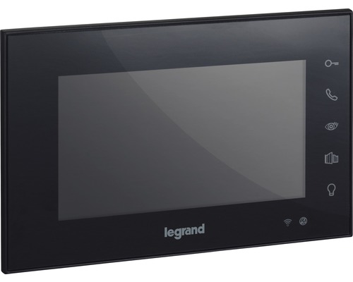 Monitor color 7” LCD pentru videointerfon Legrand EasyKit, negru