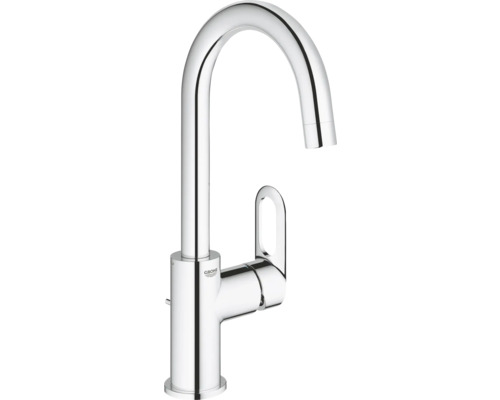 Logo Grohe. Baterie de bucătărie cu gât înalt.