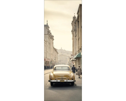Tablou canvas Vintage Car On The Street II 27x77 cm