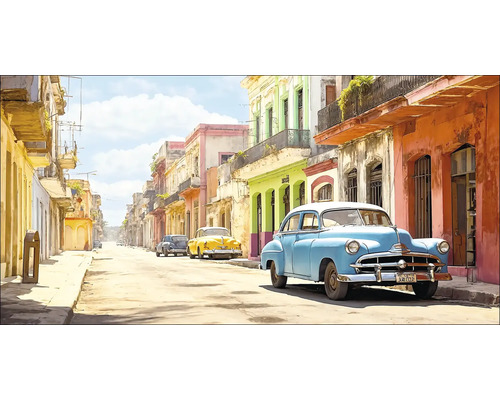 Tablou Vintage Car On The Street III 50x100 cm