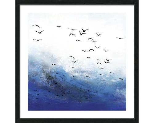 Tablou înrămat Seagulls Over The Sea I 53x53 cm