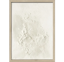 Tablou pictat manual înrămat Structures III 53x73 cm