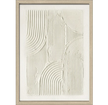 Tablou pictat manual înrămat Arches III 53x73 cm