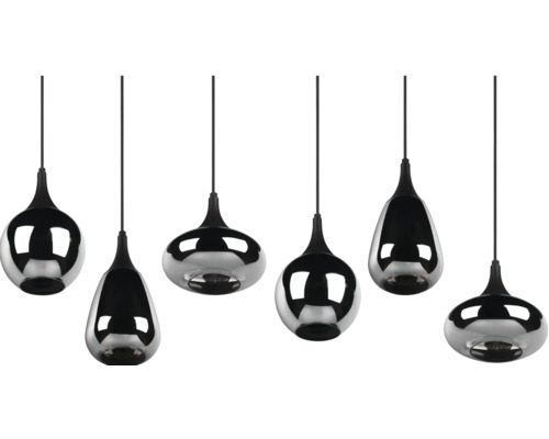 Grup de corpuri de iluminat suspendate de interior în formă de picătură