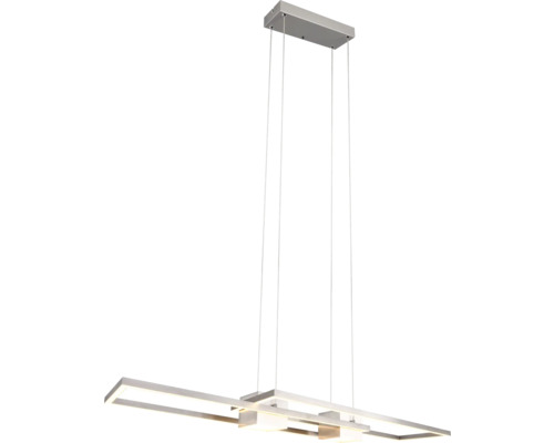 Pendul cu LED integrat Albany 37W 4300 lumeni 2700-6500K, cu telecomandă, nichel mat Pendul cu LED integrat Albany 37W 4300 lumeni 2700-6500K, cu telecomandă, nichel mat
