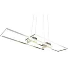 Lustr modern cu design rectangular și iluminare LED.